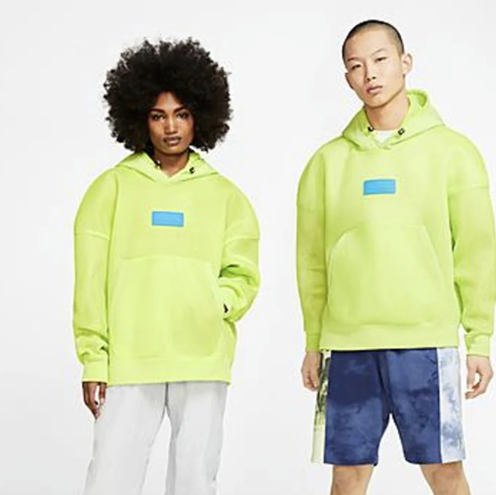 Jordan 23 Engineered Pullover Hoodie Neon Yellow Cyber Hoodie